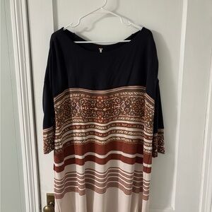 Free People Bohemian Striped Dress